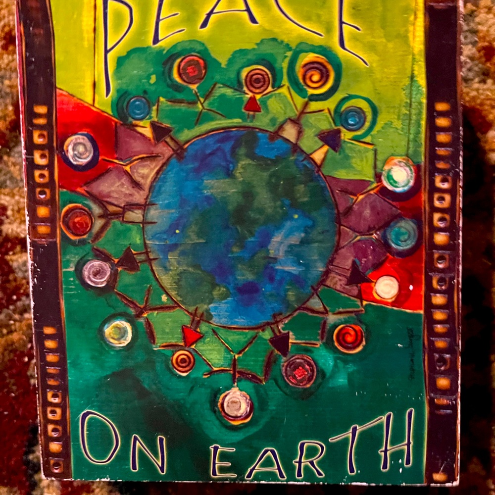 Carson Peace on Earth Wooden Picture